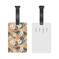 thumbnail image 5 of Sikiie Tropical Leaves Flower Luggage Tags Privacy Cover ID Label Suitcase Tags Identifiers For School Bags,Suitcases, 5 of 7