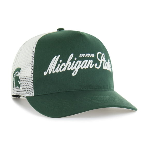 Unisex '47 Dark Green Michigan State Spartans Contemporary Basics Foundation Trucker Hitch Adjustable Hat