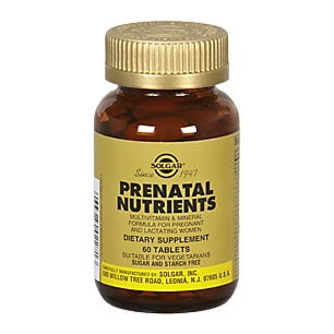Solgar Prenatal Nutrients Tablets, 60 Count