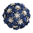 thumbnail image 1 of Guardurnaity Ramo de rosas de satén de amplia aplicación, apariencia realista para sesiones fotográficas de bodas, ramo de boda Ropa, zapatos y accesorios Miscelánea azul oscuro, 1 of 6
