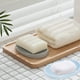 thumbnail image 4 of Jabonera de silicona, ecológica, fácil de limpiar, bandeja organizadora para fregadero de cocina y baño, juego de 2, 4 of 5