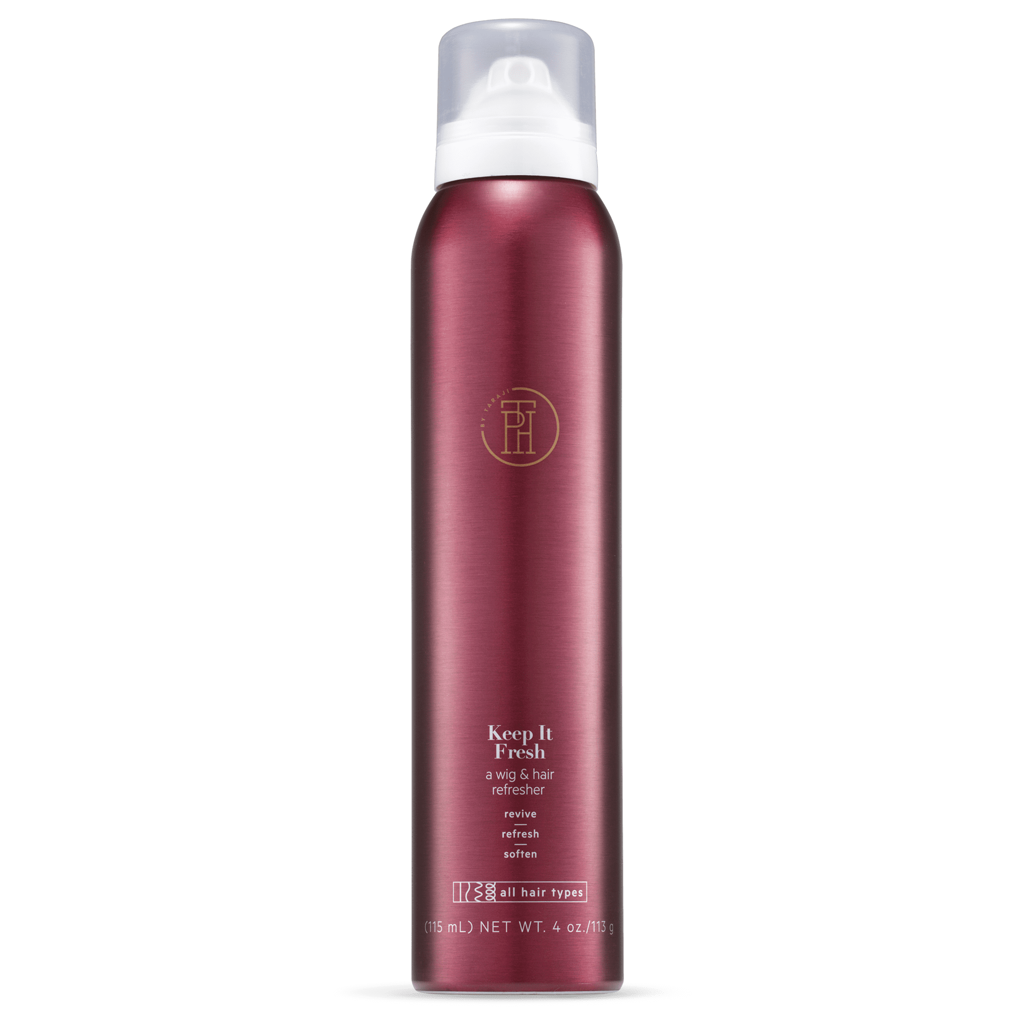 TPH BY TARAJI Keep It Fresh Wig & Hair Curl Refresher Spray For All Hair  Types Natural or Synthetic Wigs, Weaves and Hair Extensions | Paraben Free,  Cruelty Free + Vegan, 4
