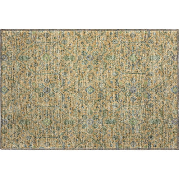 Dalyn Rugs Premium Machine Washable Mayfield AMF1131 Orange 1'8" x 2'6" Rug