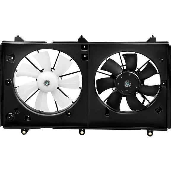 SCITOO Dual Engine Cooling Fan Motor Compatible with 2004 2005 2006 2007 for Honda for Accord