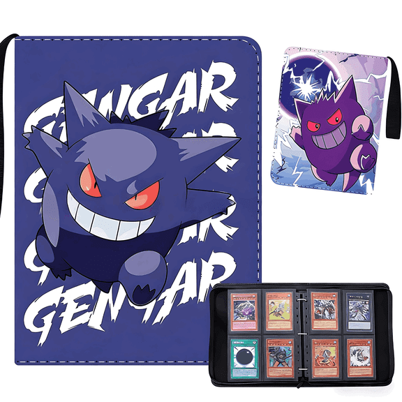 Premium Trading Card Binder Deluxe 4-Pocket Storage Album with 400 Capacity, Professional Card Organizer Book for Collectors, Durable Portfolio Sleeves for TCG Collections