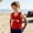 Red, variant on Eltusu Boys Cotton Tank Tops, Crew Neck Comfort Relaxed Fit Sleeveless Workout Tops Black Size 6 T