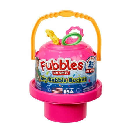Little Kids - Fubbles No Spill Big Bubble Bucket, Pink