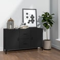 thumbnail image 1 of vidaXL Sideboard Black 100x36x60 cm Engineered Wood, 1 of 5