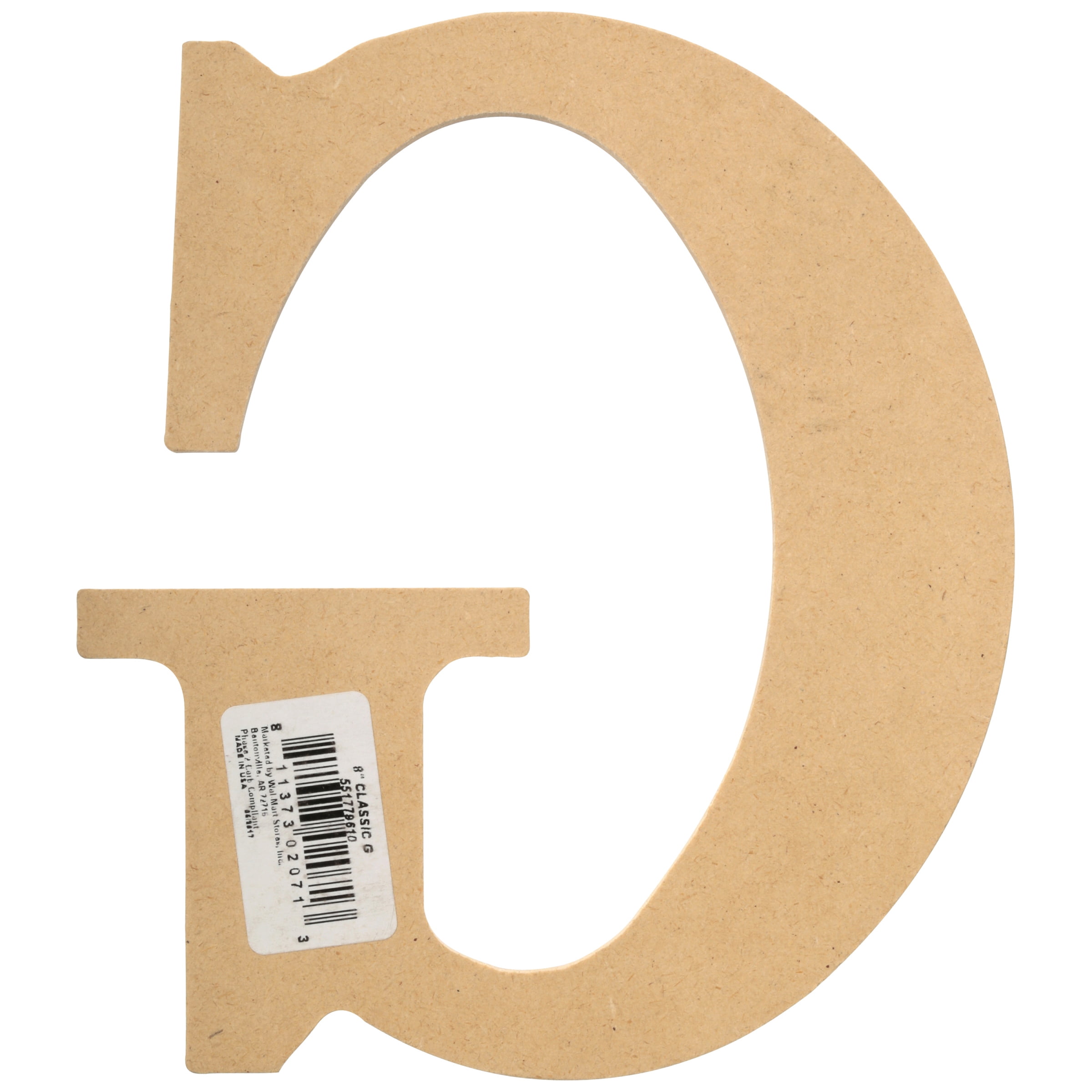 MPI Wood 8" Letter Classic Font G