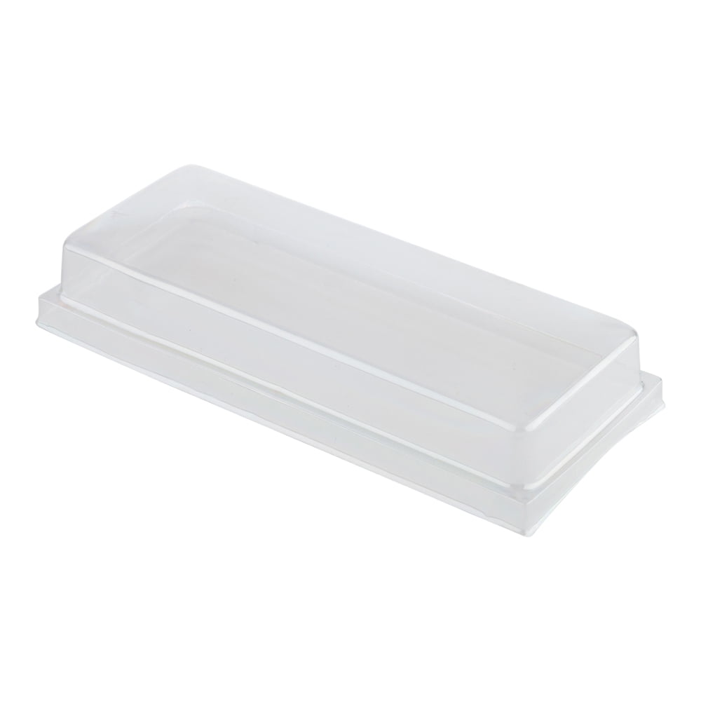 Taipei Clear Plastic Lid - Fits Round Poplar Small and Deep Containers -  100 count box