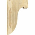 thumbnail image 3 of 4"W x 6"D x 10"H Del Monte Rough Sawn Corbel, Douglas Fir, 3 of 9