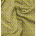 thumbnail image 1 of Soimoi Tissu Jaune Moss Georgette Cheval Courant Imprimé Animal 1 Yard 42 Pouces de Large, 1 of 6