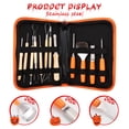 thumbnail image 3 of 13PCS Halloween Carving Tool Assorted Clay Sculpting Tool with 10PCS Stencils, 3 of 10