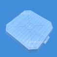 thumbnail image 2 of Multi-Functional Microwave Baking Tray - Versatile Oven Mold for Grilling & Roasting, Durable Compact Design, Space-Saving Kitchen Tool, Available in White & Grey (Medium, White), 2 of 5