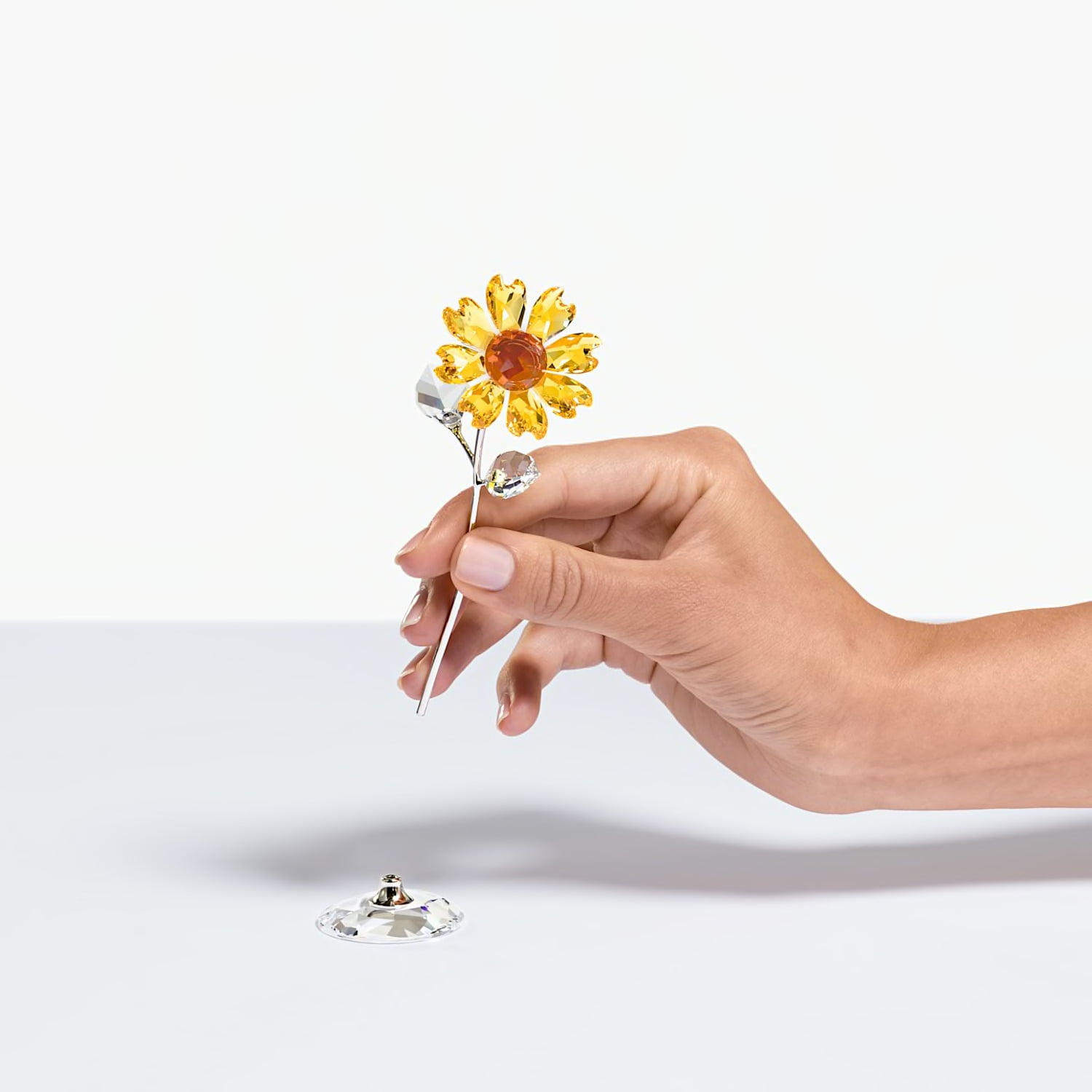 Swarovski Crystal Flower Figurine FLOWER DREAMS, SUNFLOWER, Large