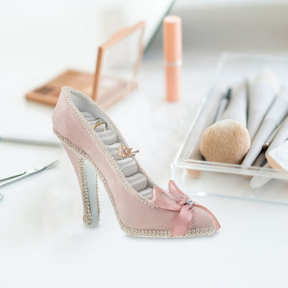 TABLZONE High Heel Shape Resin Jewelry Hanger Stand for Women, Home Use, Jewelry Display Organizer, 1 Piece