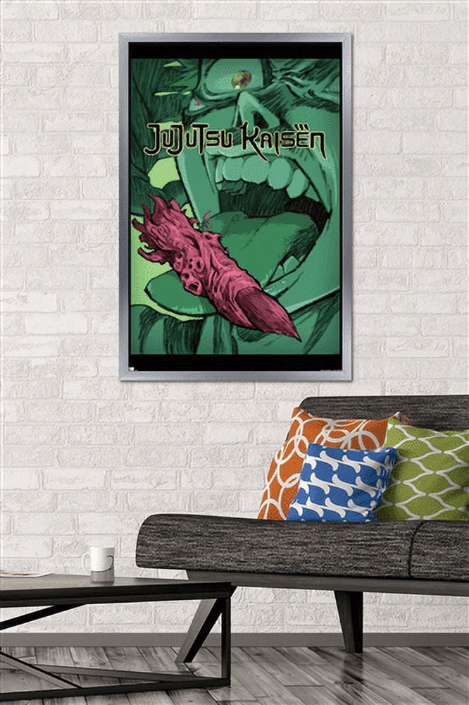 Jujutsu Kaisen - Teaser English Wall Poster, 22.375" x 34", Framed