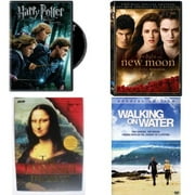 Assorted 4 Pack DVD Bundle: Harry Potter and the Deathly Hallows, Part 1 : SUMMIT BY WHITE MOUNTAIN The Twilight Saga New Moon 2 Disc Special Edition : The Da Vinci Project Boxed Set : Walking on Wat