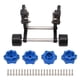 thumbnail image 1 of Accesorio de actualización para coche RC de aleación de aluminio con barra de caballito para vehículo de juguete LOSI LMT 1/8, color azul, 1 of 14
