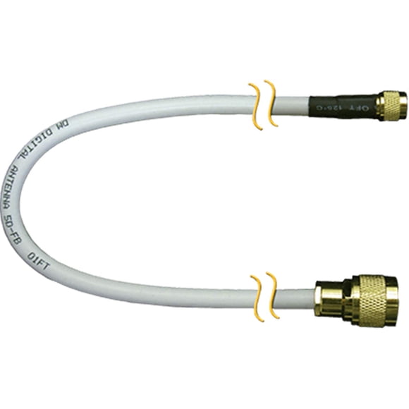 Cable de antena digital DA340 de 15 m con mini UHF y tipo N macho