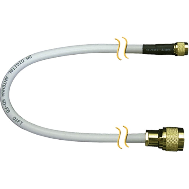 Cable de antena digital DA340 de 15 m con mini UHF y tipo N macho