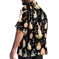 thumbnail image 3 of Easter Men's Short Sleeve Beach Button Down Casual Printed Summer Shirts - Unisex, 3 of 6