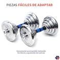thumbnail image 4 of Kit de Mancuernas Pesas Con Barra Pitipa 30kg JM160, 4 of 10