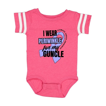 

Inktastic I Wear Periwinkle For My Guncle Stomach Cancer Awareness Gift Baby Boy or Baby Girl Bodysuit