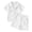 Q01-White, variant on GCETTIC Toddler Baby Boys Summer Outfits Short Sleeve Solid Color T-Shirt Tops & Shorts Sets 2Pcs Baby Boys Cotton Clothes,Size 4-5 Years