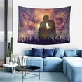 thumbnail image 1 of ZICANCN New Year'S Day Fantasy Wall Decor Tapestry , Room-Bedroom Wall Hangings Tapestry 2023 Romantic Lover Kiss,60" X 40", 1 of 9