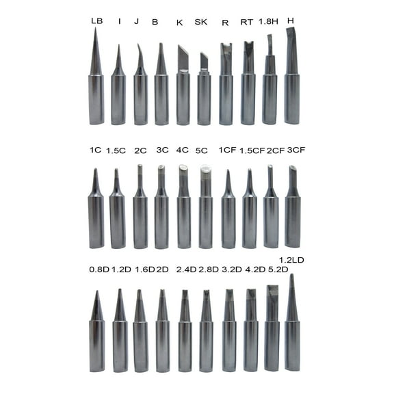 30 PCS Soldering Tips 900M for 936 937 888D 907 FX-600 M12SI-D 64-053 936/936B 3020/3020-XTS 909 878AD zany 853d Solder Iron Tip