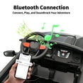 thumbnail image 5 of Hikiddo 4WD 2-Seater Electric Car for Kids, 24V 10Ah Ride on Toys Truck for Big Kids w/ Remote, 4x200W Motor - Black, 5 of 10