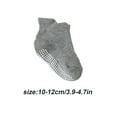 thumbnail image 4 of 6 Pcs Bas Chaussettes pour Enfants avec Belle Élasticité Port Confortable Style Simple Bonne Fabrication Bas Garder le Rampement Gris Pâle 10-12, 4 of 6