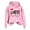 Pink, variant on Christmas Sweatshirts Women'S Chest Nutty Print Christmas Shirt Long Sleeve Casual Loose Tops Oversized Hoodies for Women Black L