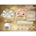 thumbnail image 3 of Cute Ribbon Bow Knot Tied Classic Band .925 Sterling Silver Ring -7, 3 of 7