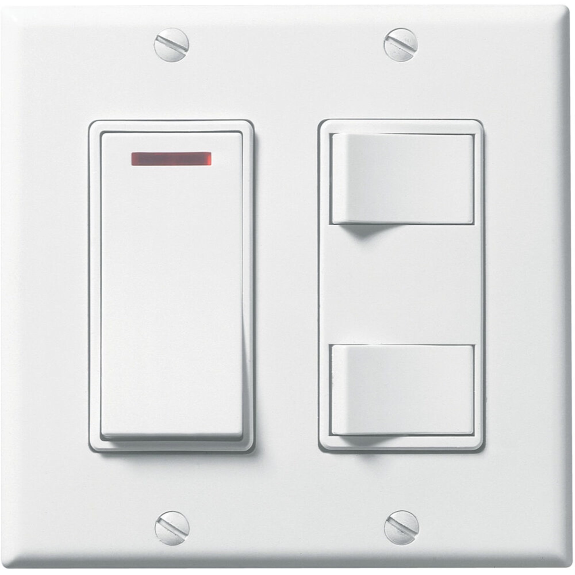 3Function Control Wall Switch, 20 AMP, 120V White
