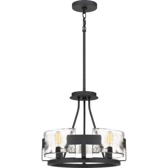 Quoizel STM1716BA Stratum16"L Modern Semi-Flush Mount Ceiling Light 4x60W
