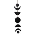 thumbnail image 2 of Gallickan Phase Wall Decor, Wooden Hanging Ornament for Bedroom Living Room Apartment Office, 1pc Moon and Sun Connected Art, Modern Boho Farmhouse Wall Art, Style C, 2 of 9