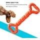 thumbnail image 3 of Juguete para masticar pollo para perros en juguete para perros indestructible Interactivo sólido Interactivo para masticadores agresivos Excelentes perros, rojo, 3 of 5