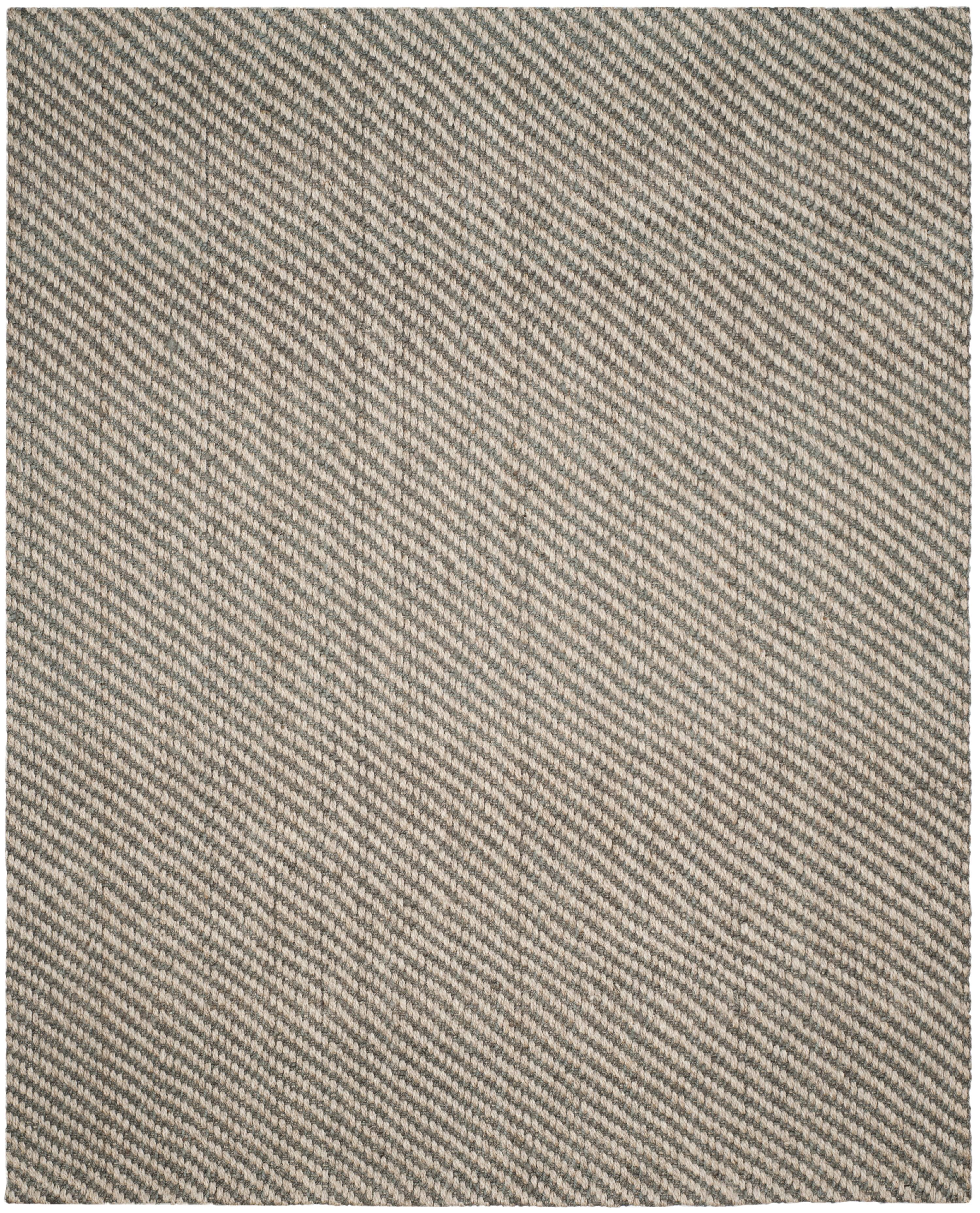 SAFAVIEH Natural Fiber Dilara Braided Area Rug, Natural/Grey, 8' x 10'