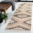 thumbnail image 2 of SAFAVIEH Natural Fiber Watson Geometric Runner Rug, Natural/Black, 2'3" x 9', 2 of 8