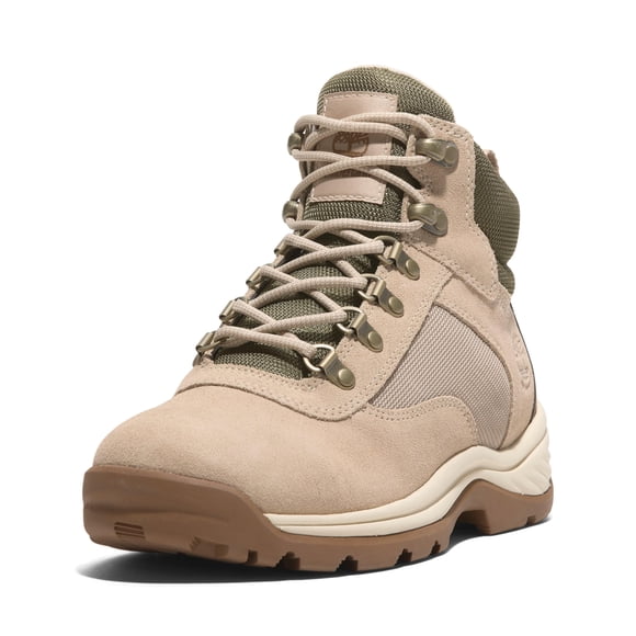 Bota Timberland White Ledge Mid Impermeable, Gamuza Beige Talle 10