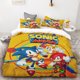 thumbnail image 3 of Funda nórdica Sonic 3D Exquisito juego de cama con estampado digital de dibujos animados Anime Edredón cama juvenil Decoración del hogar Regalo para niños, 3 of 5