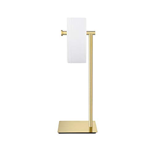 KES Gold Toilet Paper Holder Stand Toilet Paper Roll Holder for Bathroom SUS 304 Stainless Steel Brushed Brass Finish BPH286S1A-BZ