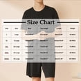 thumbnail image 3 of Blmnix Pajamas for Men Summer Pjs Bamboo Pajamas Sleepwear Sets Short Pajama Cropped Short Sleeve Green Crew Neck Plus Size Pajama Sets Men,L, 3 of 3