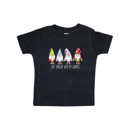 

Inktastic Christmas Hangin With my Gnomies Gift Baby Boy or Baby Girl T-Shirt