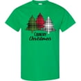 thumbnail image 3 of Inktastic Country Christmas Plaid Trees T-Shirt, 3 of 5