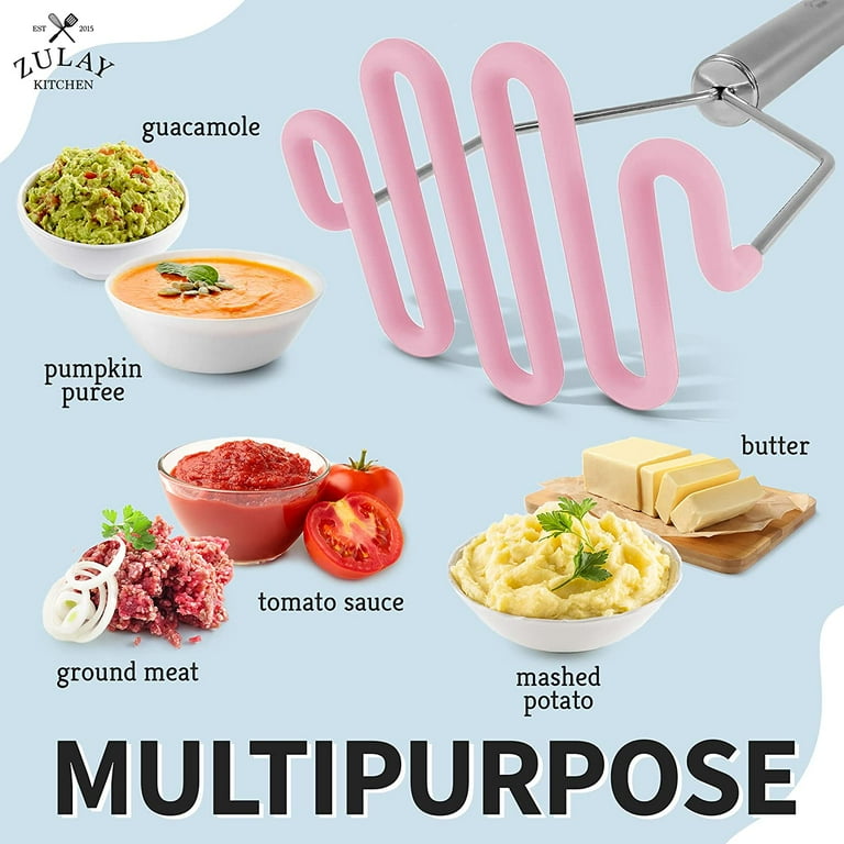Pink potato masher deals