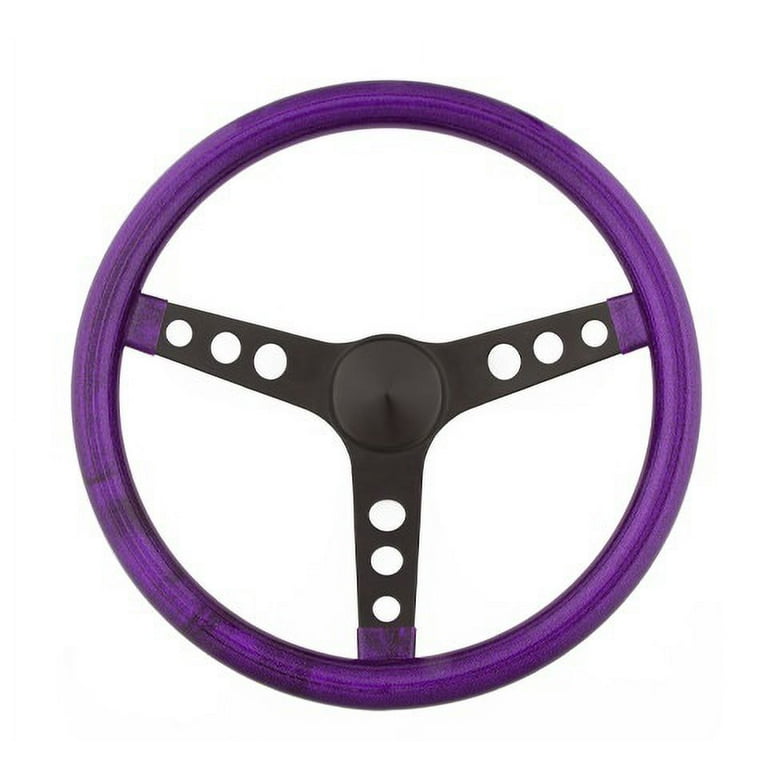 Grant Metal Flake Steering Wheel, Purple/Black 15 Grant Metal Flake Steering Wheel, Purple/Black 15