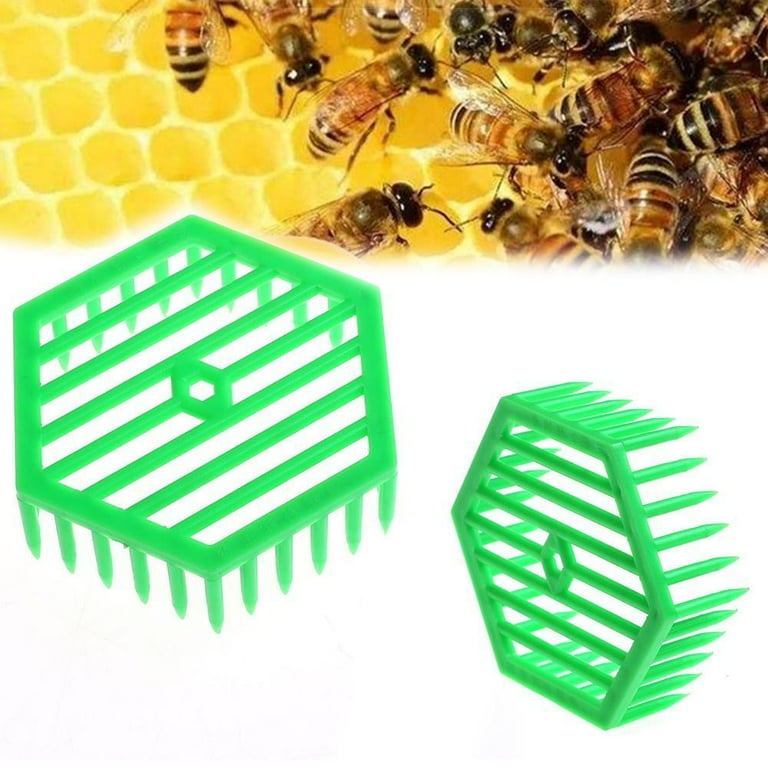 Beekeeping Plastic Queen Bee Cage Marker Clip Bee Collector